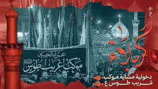 دخولية كربلاء | مشاية موكب غريب طوس عليه السلام 
