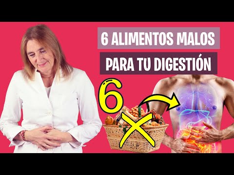 6 ALIMENTOS MUY MALOS para tu DIGESTIÓN | Peores alimentos para la digestión | Nutrición y Dietética