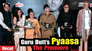 Guru Dutt’s Pyaasa The Premiere | Sudhir Mishra, Javed Akhtar, Mala Sinha, R Balki & Many More