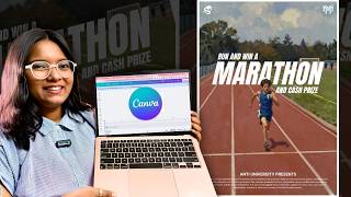 learn and create a cool sports poster design in 10 minutes (Canva Tutorial)