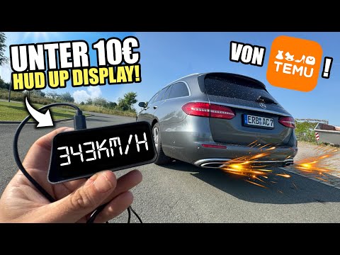 Ich TESTE das BILLIGSTE HEADUP-Display von TEMU!