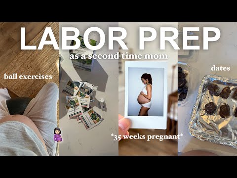 HOW IM PREPPING FOR LABOR as a second time mom | date smoothie, raspberry leaf tea, etc.