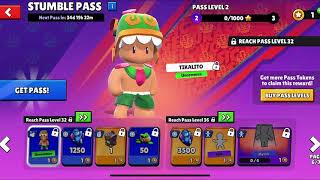 New Stumble Pass July - August Jungle Voyage Stumble Guys
