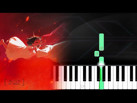 Alien Stage - Karma ▶ VERY EASY Piano Tutorial