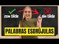 Identificación de Palabras Esdrújulas