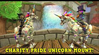 Wizard101 : NEW CHARITY PRIDE UNICORN MOUNT!