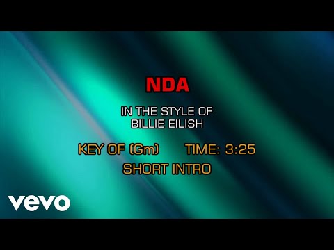 Billie Eilish – NDA (Karaoke)