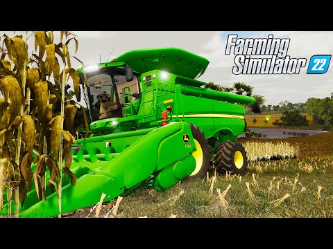 MEGA SAFRA DE MILHO COM A NOVA COLHEITADEIRA JOHN DEERE S770 - Farming Simulator 22 - Agro Norte