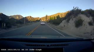 Angeles Forest Highway - 5/11/22 - 6:33am