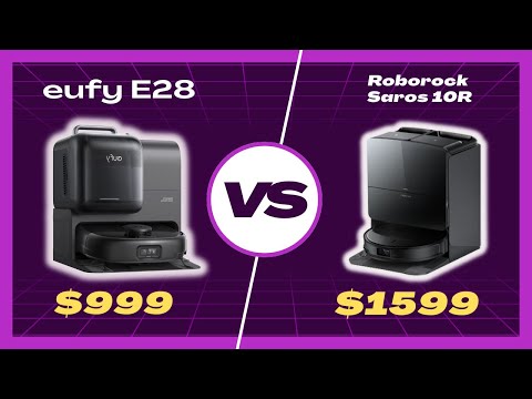 eufy E28 vs Roborock Saros 10R: One is Better!