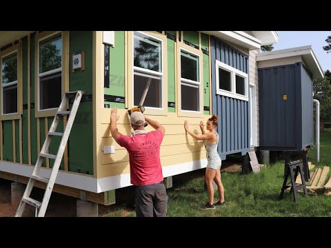 Siding Our SHIPPING CONTAINER HOME!