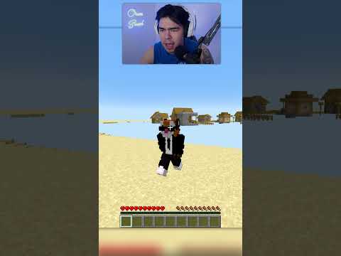 Minecraft PERO el MUNDO es de ARENA FLOTANTE #shorts