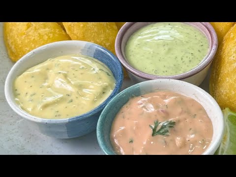 3 Salsas para empanadas y frituras!