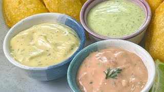 3 Salsas para empanadas y frituras!
