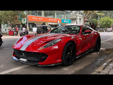 Supercars in INDIA 2024 | Ferrari , Lamborghini , Porsche and many more | 4K