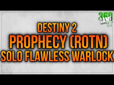 Solo Flawless Prophecy Dungeon (ROTN) Warlock - CONSOLE - FIRST TIME - NO Commentary - Destiny 2