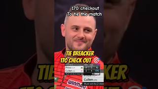 Tie breacker 170 checkout🎯