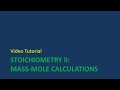 Stoichiometry and Molar Relationships