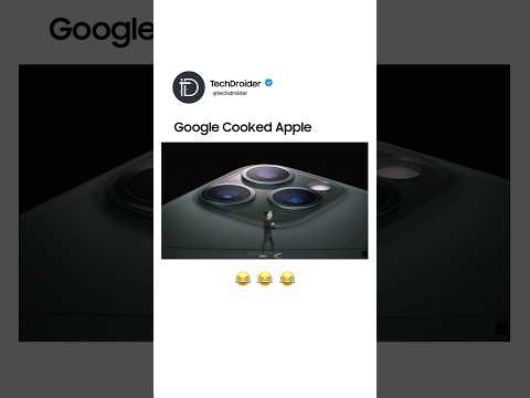 Google Roasted Apple 😂😂😂