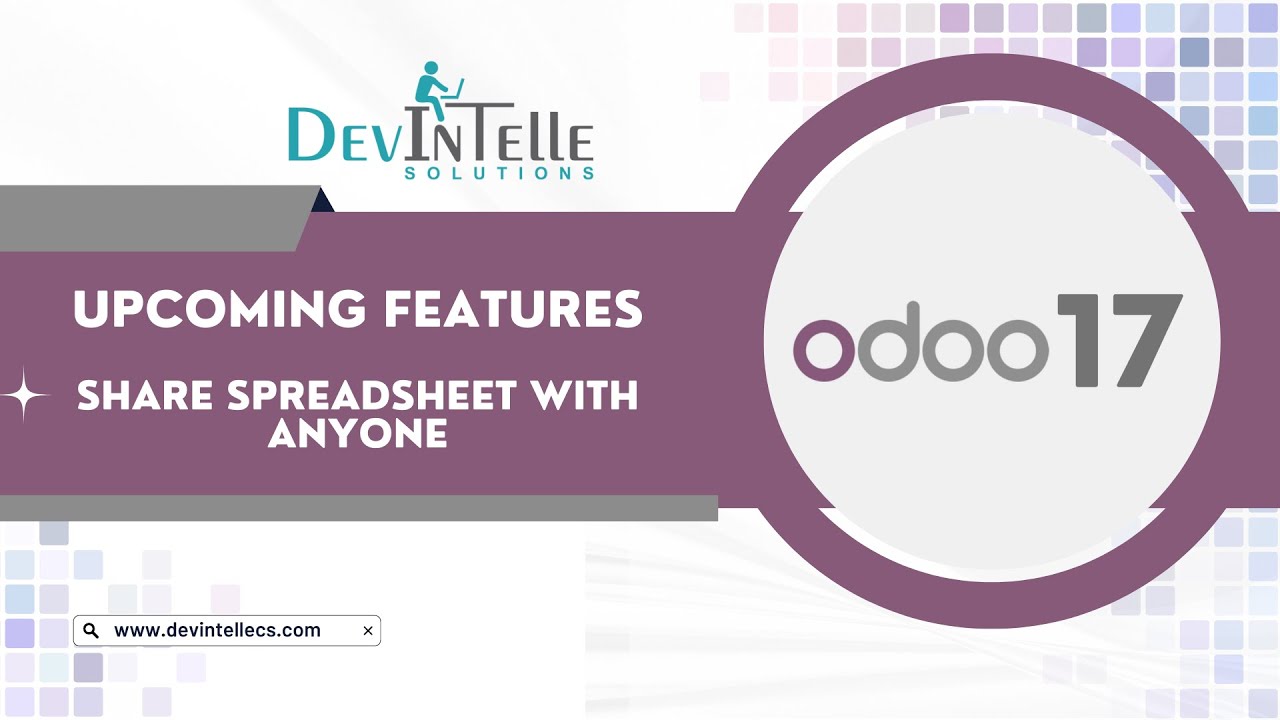 How To Share Spreadsheet With Anyone In Odoo17  #odoo17 | 30.08.2023

Discover the easiest way to share your Odoo 17 spreadsheets with team members, clients, or external users. This guide walks ...