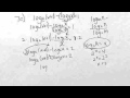 Logarithmic Equations and Properties