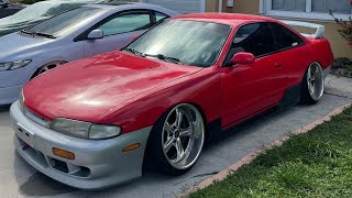 Dialing in my s14 Zenki + Full head rebuild on BIG CAMBER Miata! (VLOG)