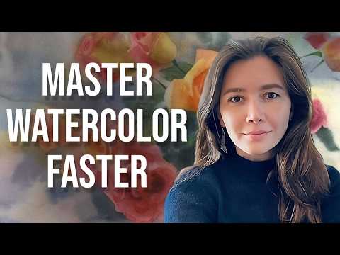 Essential Watercolor Techniques Artists Conceal | Watercolor tutorial for beginners of E. Sava