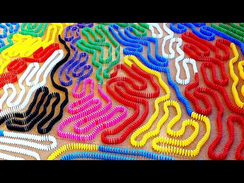 I Built The LONGEST Domino Line In The World