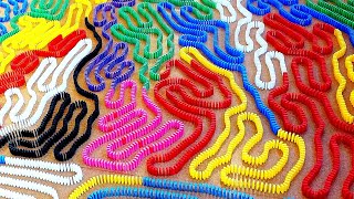 I Built The LONGEST Domino Line In The World