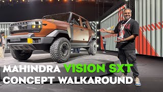 Mahindra Vision SXT Concept | C-Segment 4-Door Pickup Showcased #OVERDRIVE