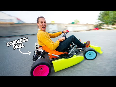 I 3D Printed a Drill Powered Gokart