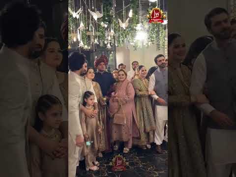 Pakistani actress aiman khan's brother wedding ''Entry Scene" | Muneeb Butt | Minal Khan | Celebs