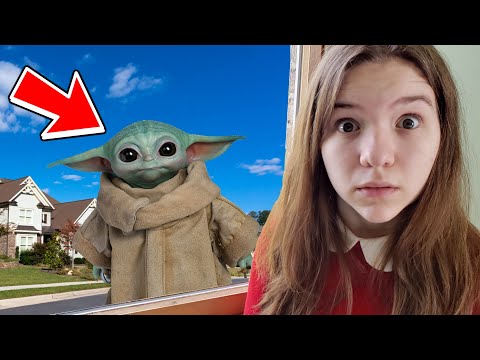 BABY YODA IN OUR HOUSE!