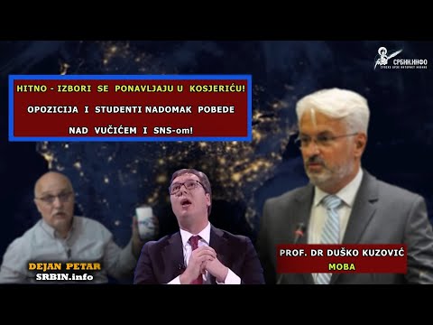 Sudije rekle NE Vučiću! Izbori se ponavljaju u Kosjeriću! Dr Kuzović: Studenti mogu da pobede SNS