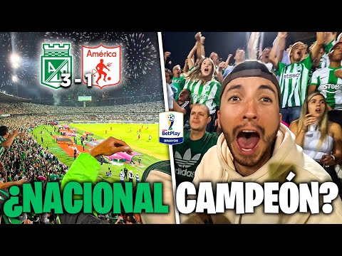 🔥ASÍ FUE la VICTORIA APLASTANTE en el ATANASIO😱🏆| NACIONAL (3-1) AMÉRICA | FINAL COPA COLOMBIA 2024