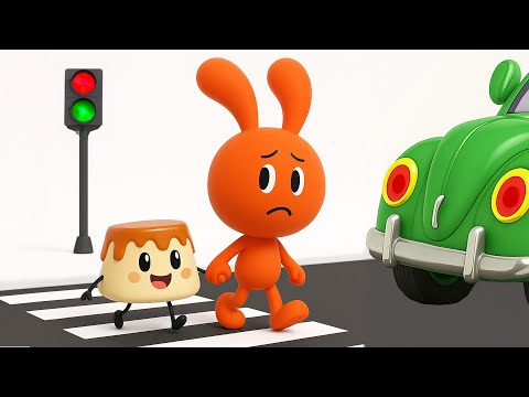 LEARNING TO CROSS THE STREET  🚗🚙 Cueio the Bunny