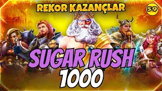 SLOT OYUNLARI 🍬 SUGAR RUSH 1000 🍬 SONUNDA BU SLOT DA YÜZÜMÜZ GÜLDÜ!