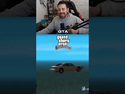 ¿ Qué Pasa si nos Tiramos al Agua con el Coche en todos Los GTA ?