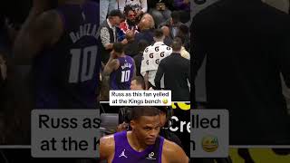 Russell Westbrook coping the scenery 😅