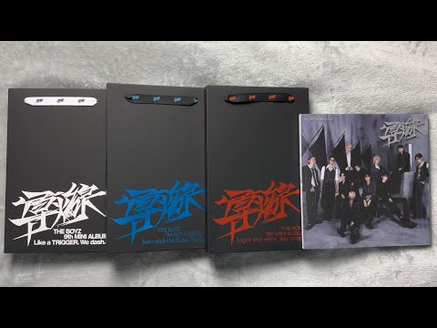 ♡Unboxing The Boyz 더보이즈 9th Mini Album TRIGGER (Vanguard, Flash, Riot & Pioneer Ver.)♡