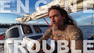 Having Diesel Engine Trouble up a River In Borneo - Small Boat Sailing Adventures in Wild Places