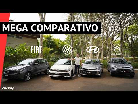 Citroën C3, Hyundai HB20, Volkswagen Polo ou Fiat Argo: qual é o melhor hatch 1.0?