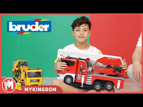 REVIEW XE CỨU HỎA KHỔNG LỒ BRUDER | Review xe Bruder
