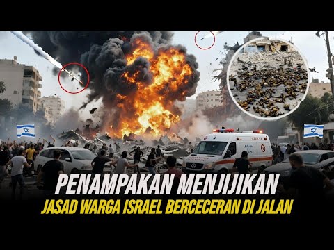 🔴MENJIJIKAN‼️TEL AVIV DIPENUHI RATUSAN JASAD WARGA ISRAEL, USAI DIHANTAM SERANGAN YAMAN & QATAR. 