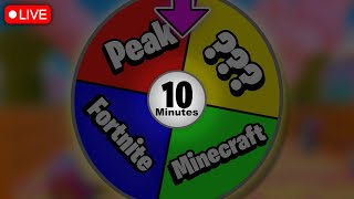 Every 10 Minutes A STUPID Wheel Picks My Game