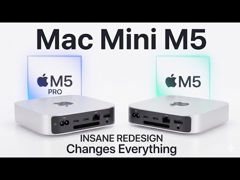 The M5 Mac Mini Changes EVERYTHING - 80-Core - Insane Redesign EXPOSED