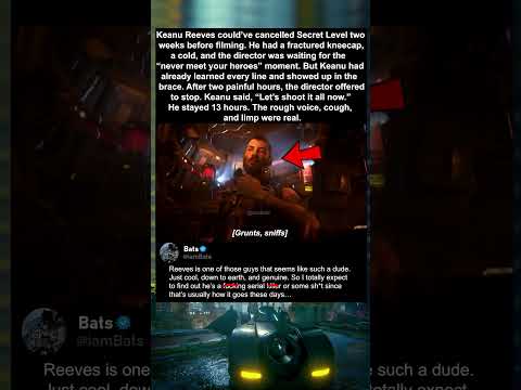 Keanu Filmed For 13 Hours With A Fractured Kneecap | Secret Level