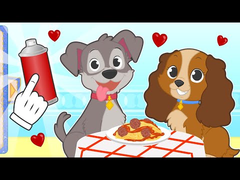 BABY PETS 💌 A Gatinha Kira e o Cachorrinho Max se Fantasiam de A Dama e o Vagabundo