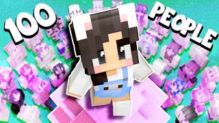 💜100 Players Have 24 HOURS to Build My Dream House!