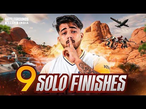 SOLO 9 FINISHES 😱🥵 | SCOUT POV